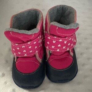 Pink and Navy Kids Shoes
